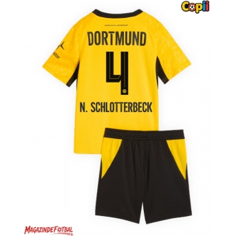 Borussia Dortmund Nico Schlotterbeck #4 Echipament de Fotbal Replică 2026-27 Copii Acasa (+ Șorturi)